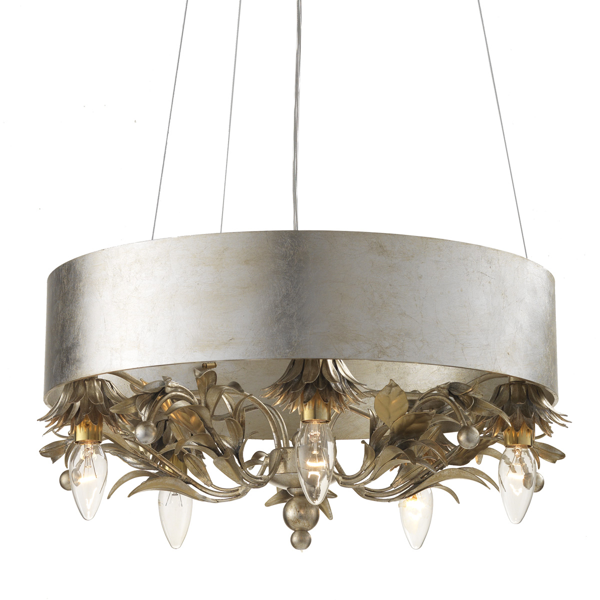 Designvalaisin-Y24 | Sisustusliike Portiikki Hopeanvärinen designvalaisin