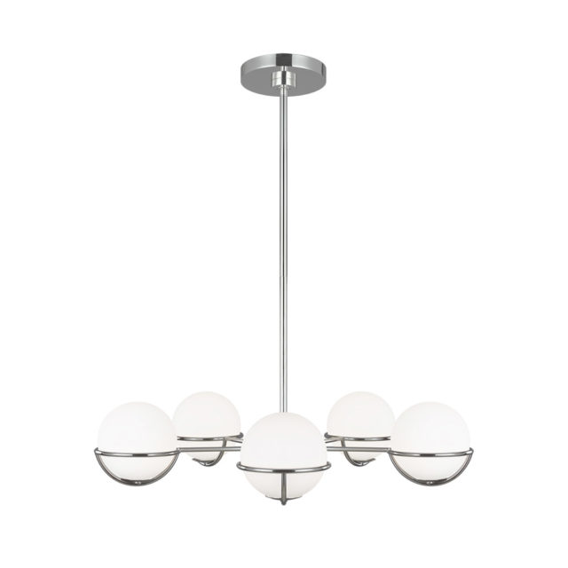 Nikkeli mid-century modern kattovalaisin