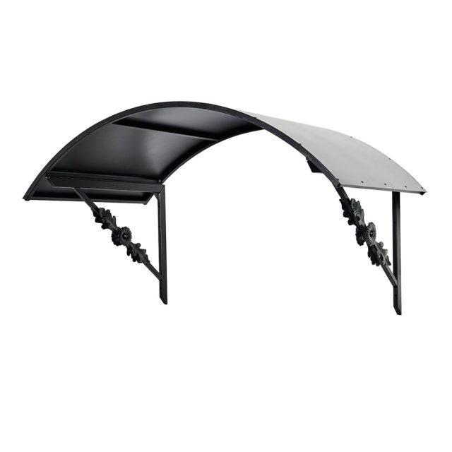 Musta ovilippa kaarevalla mallilla.