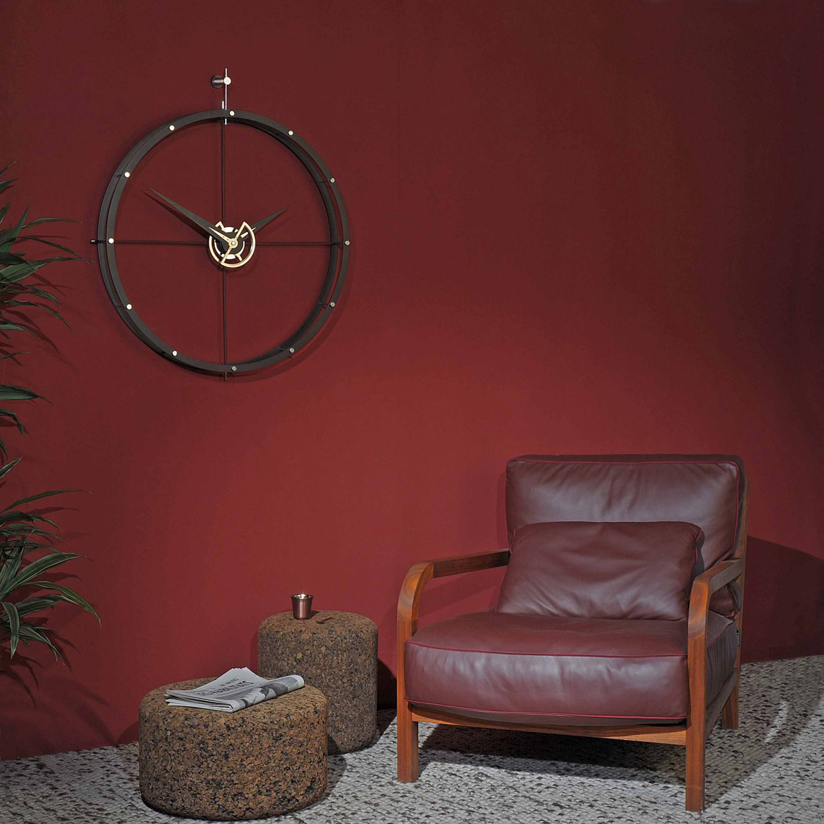 Nomon-Doble-seinakello-1 | Sisustusliike Portiikki Nomon Dople seinäkello