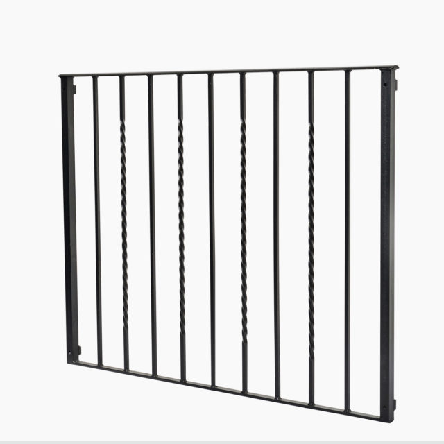 Ranskalainen musta parvekekaide