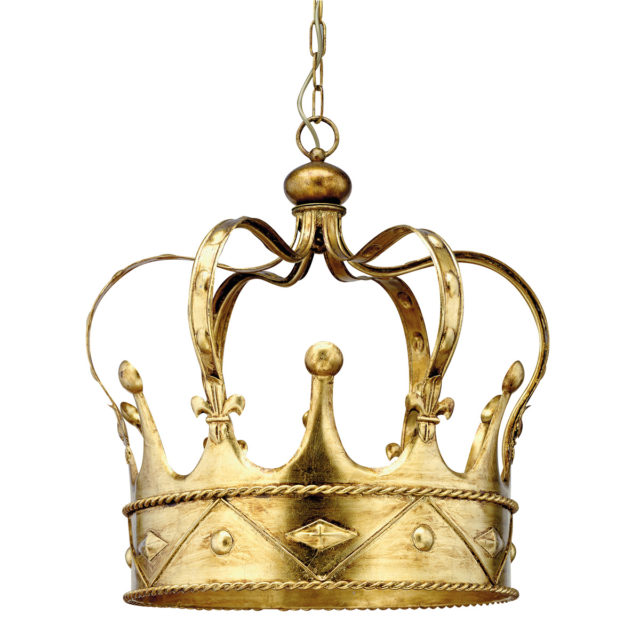 Riippuvalaisin kruunu, kruununmallinen riippuvalaisin.