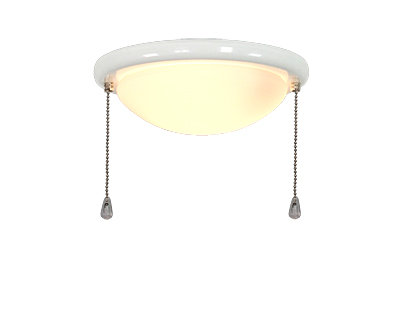 Valkoinen valo kattotuulettimeen | Sisustusliike Portiikki Valaisin kattotuulettimeen