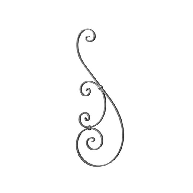 Suuri S-koriste, Ovikatoksen sivukoriste ja kannake.